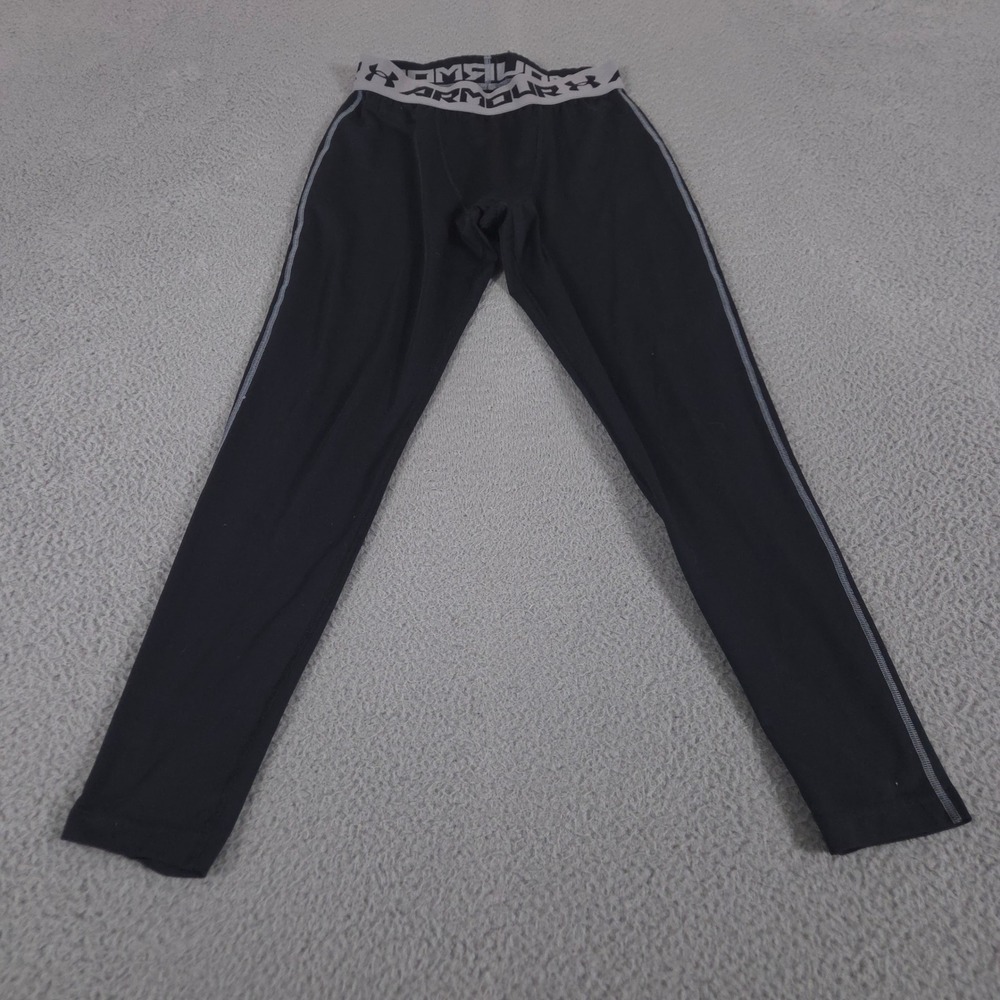 Under Armour Pants Mens S Black HeatGear Compression Tights Skinny Athletic